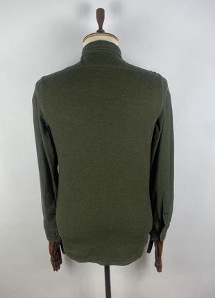Оригинальная мужская рубашка рубашка polo ralph lauren slim fit stretch green shirt size s4 фото