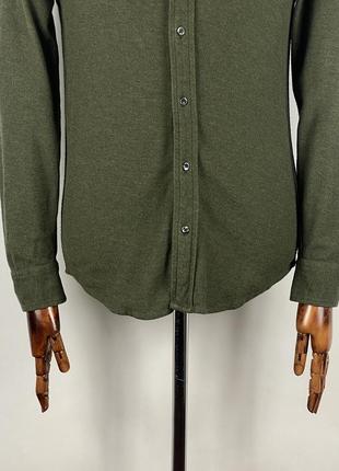 Оригинальная мужская рубашка рубашка polo ralph lauren slim fit stretch green shirt size s3 фото