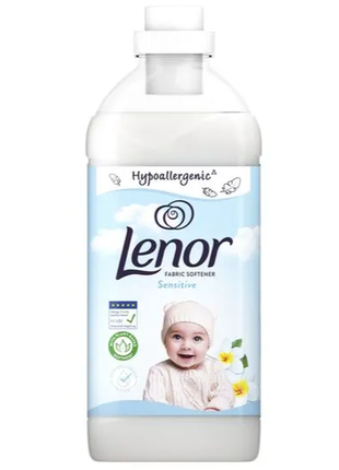 Lenor sensitive, 1230мл - гіпоалергенний ополіскувач для прання