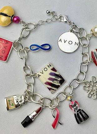 Браслет с висюльками avon. браслет с подвесками avon