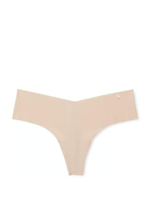 Трусики бесшовные тонг victoria's secret no-show thong panty размер l