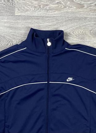 Nike sportswear кофта олимпийка m размер спортивная синяя оригинал3 фото