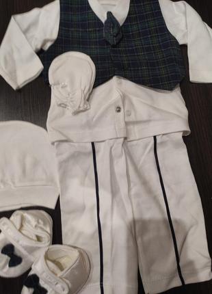 Костюм для младенца, мальчик,1-3 месяца3 фото