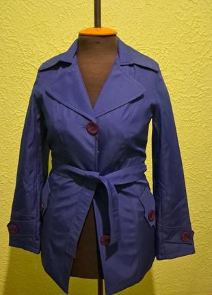 Жіноче пальто синє