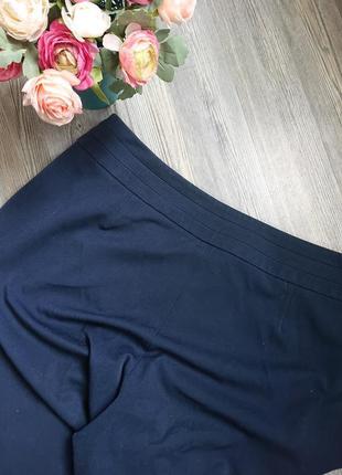 Женские синие брюки большой размер батал 52 /54 штаны3 фото