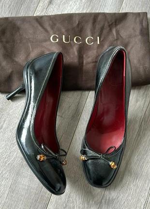 Gucci heels shoes pumps black1 фото