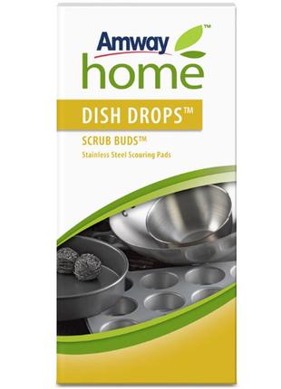 Amway scrub buds металлические губки dish drops1 фото
