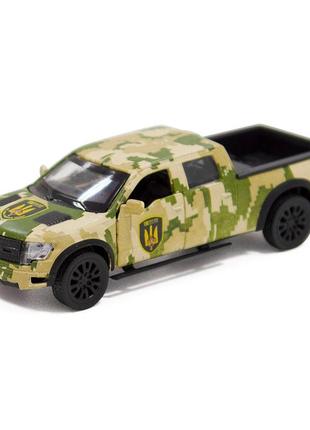 Автомодель інерційна "ford f-150 svt raptor мілітарі"