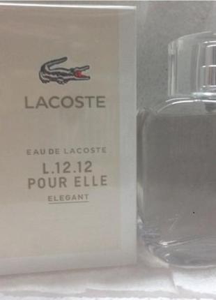 Жіночі парфуми lacoste l.12.12 pour elle elegant  90 мл