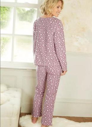 Теплая флисовая пижама cotton traders р.2xl\3xl4 фото