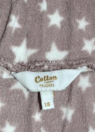 Теплая флисовая пижама cotton traders р.2xl\3xl8 фото