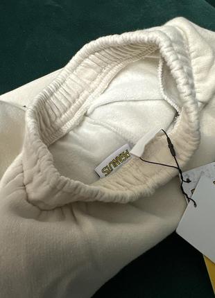 Zara спортивные джоггеры двуниточка с легким начесом утеплением.7 фото