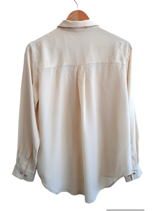 Karen millen кремовая блуза 100% шёлк оригинал!!7 фото