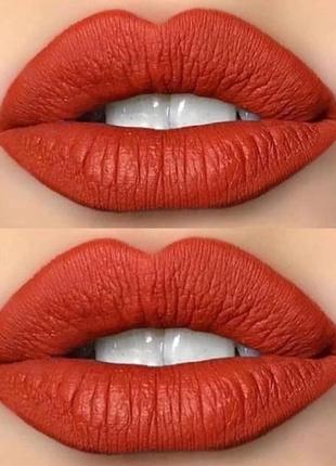 Жидкая матовая помада matte liquid lipstick 211 heat wave жаркий день фармаси farmasi 10002189 фото