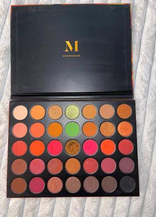 Палетка теней morphe 35o3 fierce by nature artistry eyeshadow palette, лучшие тени для глаз