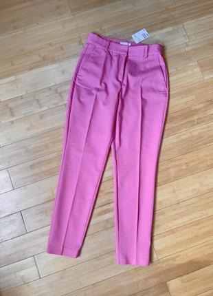 Класичні,насичено-рожеві брюки