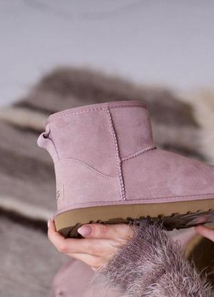 Женские ugg mini classic ii pink7 фото