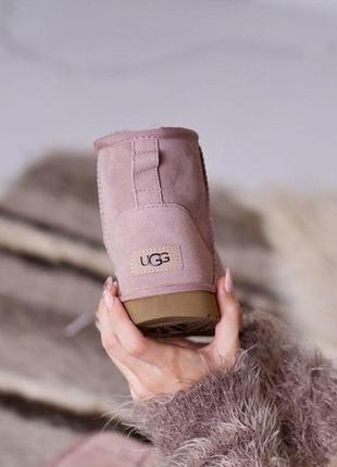 Женские ugg mini classic ii pink9 фото