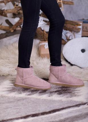 Женские ugg mini classic ii pink2 фото