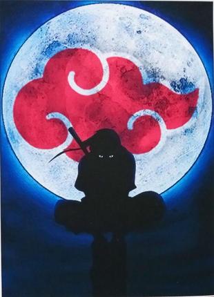 Міні-постери на полотні без рами naruto 13*18 см