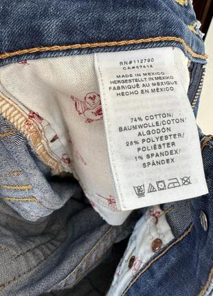 Вінтажні джинси низька посадка true religion6 фото