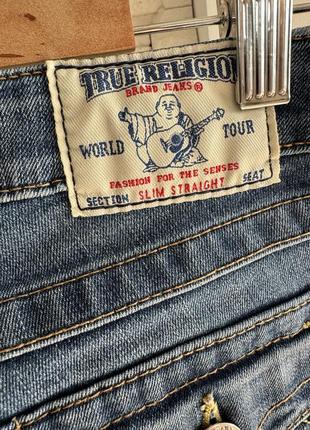 Вінтажні джинси низька посадка true religion5 фото