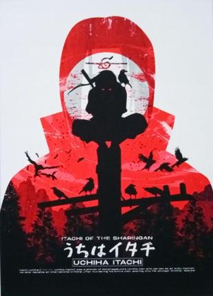 Міні-постери на полотні без рами naruto 13*18 см