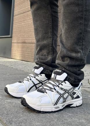Стильные мужские кроссовки ASICS Gel-Tactic BLACK ORANGE Training Shoes Wear-resistant Cozy 1071A065-004 white black белые7 фото