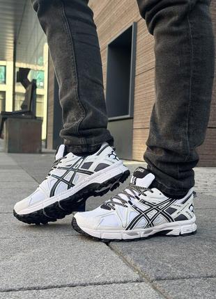Стильные мужские кроссовки ASICS Gel-Tactic BLACK ORANGE Training Shoes Wear-resistant Cozy 1071A065-004 white black белые3 фото