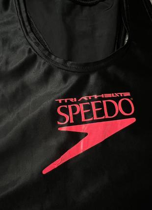 Топ черный ретро speedo2 фото