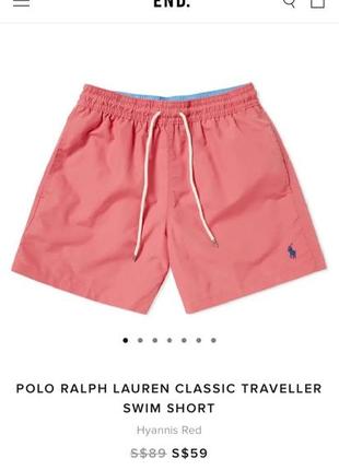 Классные хлопковые брендовые шорты polo ralph lauren!