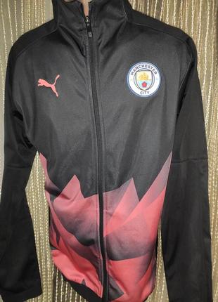 Новая сток олимпийка кофта (мастерка) puma mcfc stadium international jacket.м