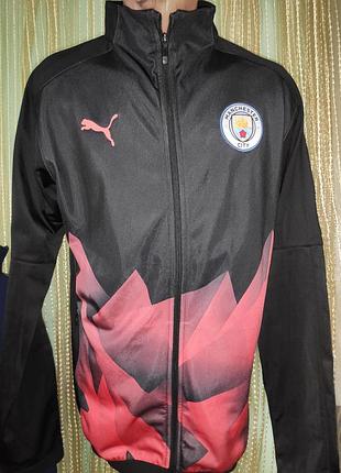 Новая сток олимпийка кофта (мастерка) puma mcfc stadium international jacket.м