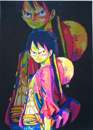 Міні-постери на полотні без рами one piece 13*18 см