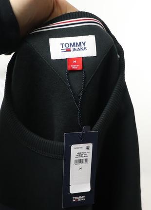 Чоловіча кофта світшот tommy hilfiger jeans big logo оригінал [ m і l ]5 фото