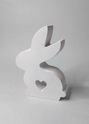 Гипсовая фигурка для раскраски статуэтка кролик3 фото