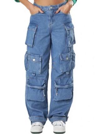 Карго джинси the kript multipocket pixley jeans