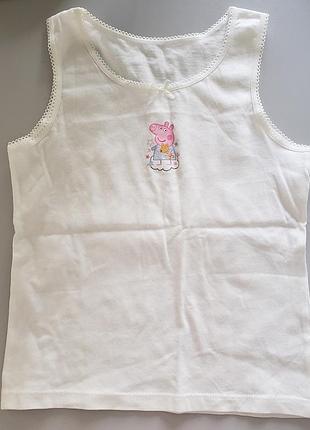 George дівчинці 3-4г 98-104 см майка натільна бавовна свинка пеппа peppa pig