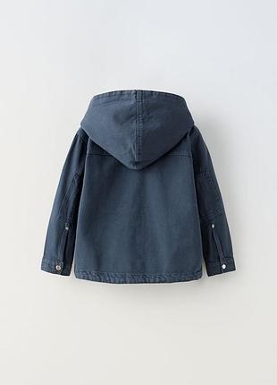 Джинсова куртка zara легка хлопчику 4/5 років2 фото