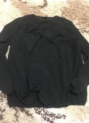 Чёрная блуза на запах esmara