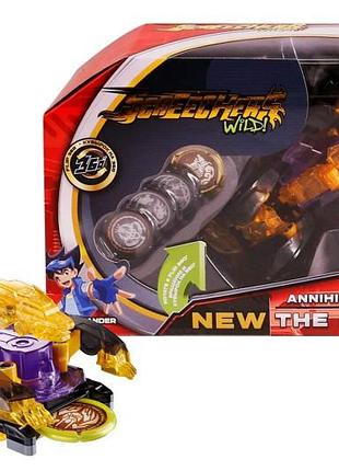 Машинка-трансформер screechers wild s2 l3 скричер хантер eu684501 дикие скричеры