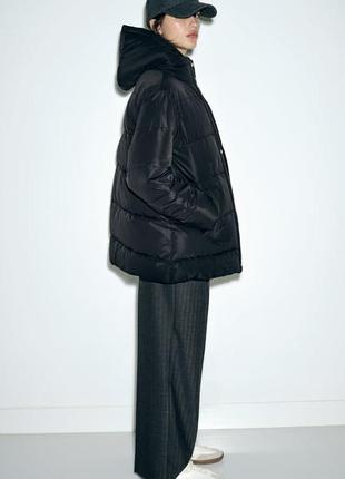 Женская стебаная куртка пальто zara3 фото