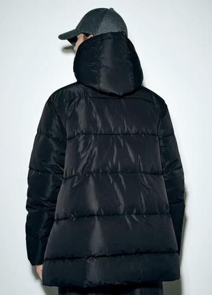 Женская стебаная куртка пальто zara4 фото