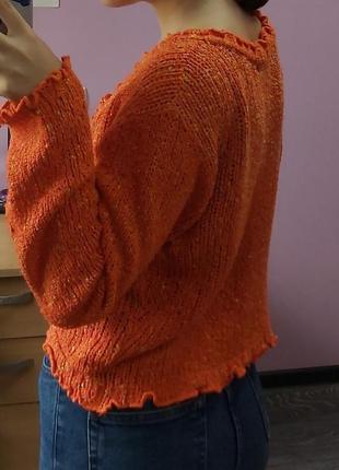 Кофта свитер на завязках размер s-m6 фото