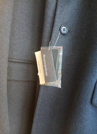 Пальто чоловіче montenapoleone italy вовна кашемір 52