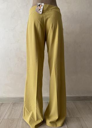 Лимонные брюки клеш или штаны палаццо2 фото
