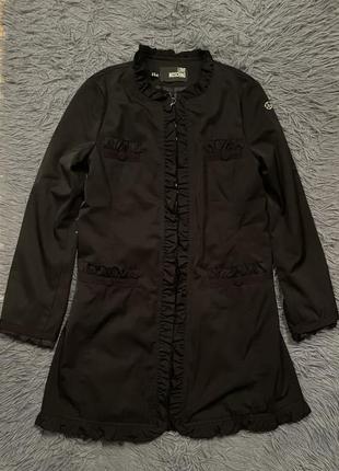 Moschino love стильная куртка пальто от премиум бренда