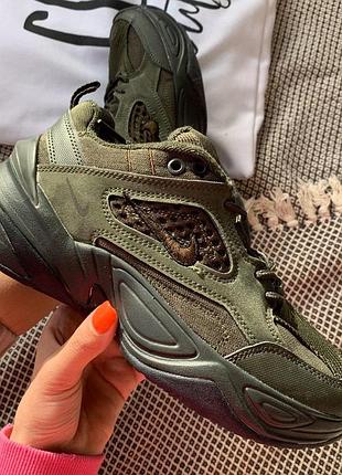 Женские кроссовки nike m2k tekno green