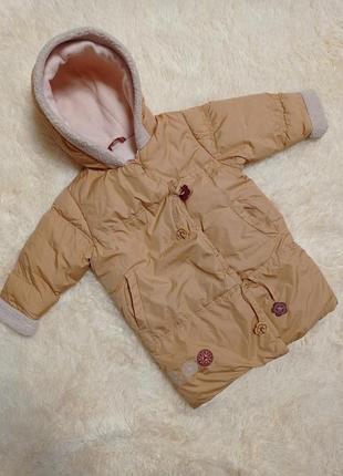 Пальто зимове на дівчинку 1,5-2 роки