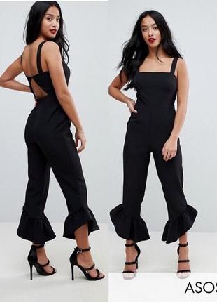 Стильный комбинезон asos  с оборками